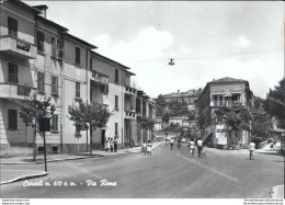 Ar118 Cartolina Carsoli Via Roma Provincia Di L'aquila - L'Aquila