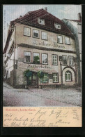 Seiden-Imitations-AK Eisenach, Lutherhaus Und Lutherkeller  - Sonstige & Ohne Zuordnung