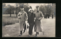 AK Ernst August Herzog Von Braunschweig Mit Gemahlin Und Prinz Oskar  - Royal Families