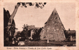 Roma - Porta Ostiense E Tomba Di Caio Cestio Epulo - Autres Monuments, édifices