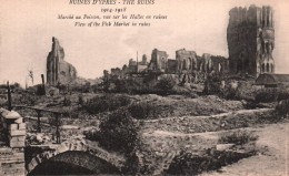 Ypres (1914-1918) - Marché Au Poisson, Vue Sur Les Halles En Ruines - Ieper