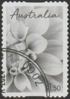 AUSTRALIA - DIE-CUT-USED 2024 $1.50 Special Occasions - Dahlia - Flower - Gebruikt