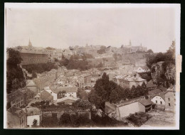 Fotografie Brück & Sohn Meissen, Ansicht Luxemburg, Ville Haute Und Faubourg Du Grund  - Lieux