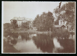 Fotografie Brück & Sohn Meissen, Ansicht Burkersdorf I. Erzg., Wassergrundstück Mit Gebäudeansicht  - Lugares