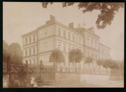 Fotografie Brück & Sohn Meissen, Ansicht Schwarzenberg, Bürgerschule, Schule, Schulhaus  - Lieux