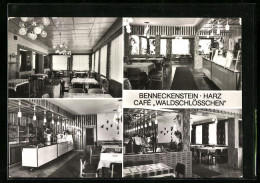 AK Benneckenstein /Harz, Cafe Waldschlösschen, Innenansichten  - Autres & Non Classés