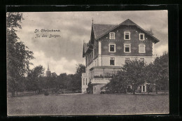 AK St. Chrischona, Hotel Zu Den Bergen Und Kirche  - Autres & Non Classés