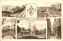 71061100 Brighton East Sussex Place Pier Royal Pavilion Steine Fountain Brighton - Andere & Zonder Classificatie