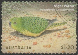 AUSTRALIA - DIE-CUT-USED 2024 $1.20 Australian Ground Parrots - Night Parrot - Used Stamps