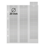 Lindner Multi Collect Blätter, Für 54 Münzen Bis 20 Mm Ø, MU54 (5er Pack) Neu - Supplies And Equipment