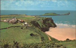 71048389 Gower_United States Rhossili Bay Worms Head - Otros & Sin Clasificación