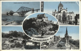 71048384 Edinburgh Princes Street Scott Monument St Giles Cathedral Forth Bridge - Altri & Non Classificati