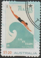 AUSTRALIA - DIE-CUT-USED 2024 $1.20 Gert Sellheim Travel Posters - The Seaside Calls - Used Stamps