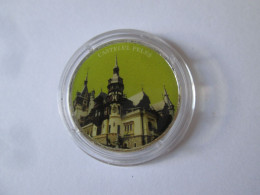 Roumanie 50 Bani Argent Maison Royale Ed.limi-ChateauPeles/Romania 50 Bani Silver Coin Royal House Limit.ed.Peles Castle - Roemenië