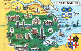 R153552 Lincolnshire. A Map. Photo Precision. Colourmaster. 1994 - Monde