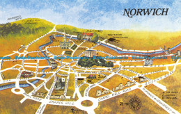 R153565 Norwich. Map. Jarrold - Wereld
