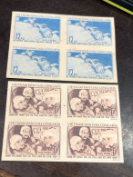 VIET  NAM  NORTH STAMPS-print Test Imperf 1972-(space Flight Of Soyuz 11)2 Pcs  8 STAMPS Good Quality - Viêt-Nam