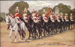 70985959 London Life Guards Marching Through Pferde - Other & Unclassified