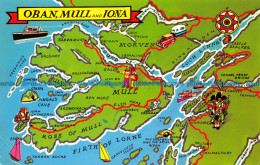R153576 Oban Mull And Iona. A Map. Photo Precision. Colourmaster - Monde