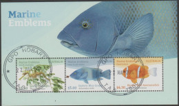 AUSTRALIA - USED 2024 $9.00 Marine Emblems Souvenir Sheet - Gebraucht