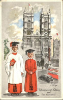 70985918 London Westminster Abbey Two Choristers - Autres & Non Classés