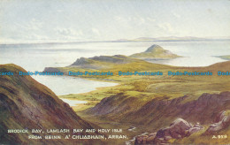 R154160 Brodick Bay. Lamlash Bay And Holy Isle From Beinn A Chliabhain. Arran. V - Monde