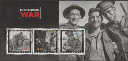 AUSTRALIA - USED 2024 $4.50 Anzac Day - Picturing War Souvenir Sheet - Gebraucht