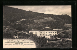 AK Clos-Rousseau-Cressier, Institut Linguistique Et Commercial, Fondé En 1859  - Cressier