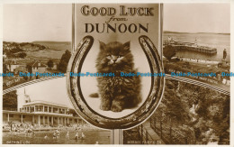 R152253 Good Luck From London. Multi View. Valentine. RP. 1955 - Otros & Sin Clasificación