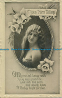 R154182 Greeting Postcard. Many Happy Returns. Woman. B. B. Ltd - Monde