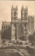 70985661 London West Towers Westminster Abbey Kutsche - Sonstige & Ohne Zuordnung