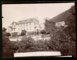 Fotografie Brück & Sohn Meissen, Ansicht Bad Harzburg, Blick Auf Das Kurhotel Juliushall Und Belvedere  - Plaatsen