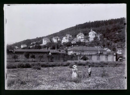 Fotografie Brück & Sohn Meissen, Ansicht Bodenbach / Elbe, Blick Nach Dem Villenviertel  - Places