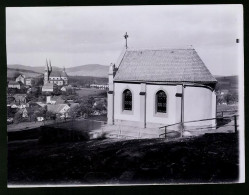 Fotografie Brück & Sohn Meissen, Ansicht Schirgiswalde, Blick Von Der Kirche Zum Ort Mit Der Zweiten Kirche  - Orte