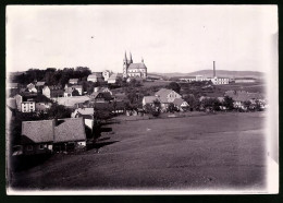 Fotografie Brück & Sohn Meissen, Ansicht Schirgiswalde, Blick In Die Stadt Zur Kirche  - Orte