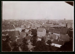 Fotografie Brück & Sohn Meissen, Ansicht Wurzen, Blick über Die Dächer Der Stadt Mit Wasserturm  - Lieux