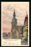 Lithographie Wolfenbüttel, Hauptkirche Beatae Mariae Virginis  - Wolfenbuettel