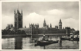 70985609 London Houses Of Parliament Schiff - Autres & Non Classés