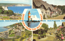 R153621 Good Luck From The Isle Of Wight. Multi View. Jarrold. Nigh. 1975 - Monde