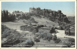 70985606 Edinburgh National Galleries Castle Scott Monument Edinburgh - Other & Unclassified