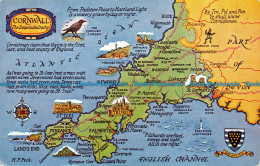 R154200 Cornwall The Delectable Duchy. A Map. Salmon - World