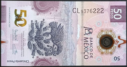 MEXICO $50 ! SERIES CL9376222 ANGEL # 6-DEC-2023 !  AXOLOTL POLYMER NOTE Mint BU Crisp Read Descr. For Notes - Mexiko