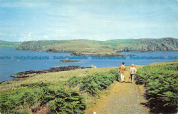 R153011 Calf Sound From Calf Of Man. Isle Of Man. Jarrold. Cotman Color - World