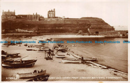 R154220 Priory And Haven From Spanish Battery. Tynemouth. Valentine. RP - Monde