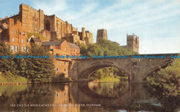 R153644 Thye Castle And Cathedral From The River Durham. Salmon. 1966 - World