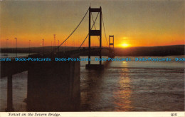 R153645 Sunset On The Severn Bridge. Harvey Barton. 1969 - Monde