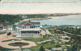 R154227 Cape Elizabeth. Me. Cape Casino And A General View Of The Shore. Looking - World
