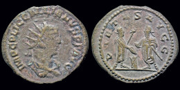 Gallienus, Joint Reign Billon Antoninianus Gallienus And Valerian Sacrificing - The Military Crisis (235 AD To 284 AD)