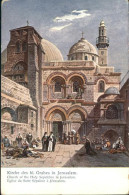 70956571 Jerusalem Yerushalayim Kirche  Church Holy Sepulchre Kuenstler F Perlbe - Israel