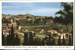 70956449 Jerusalem Yerushalayim Ancient Wall And Citadel Israel - Israel